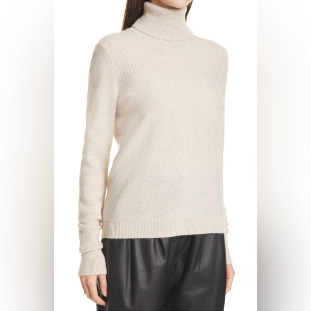 NWT Veronica Beard 100% Cashmere Kressy oatmeal sweater XL
